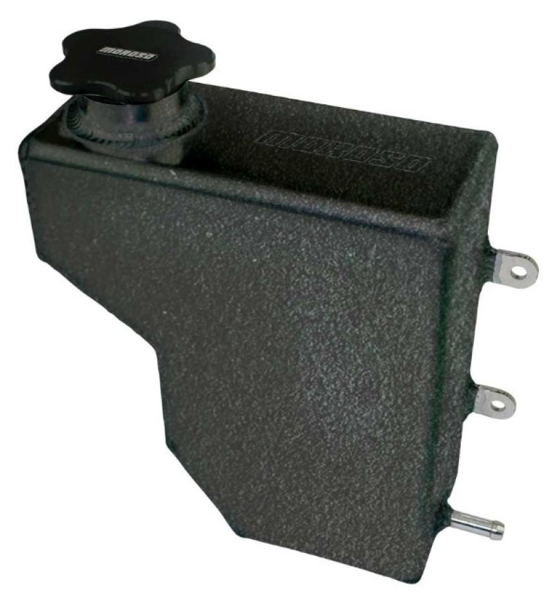 Moroso 16-Up Polaris RZR Coolant Tank - Black Powder Coat - 43001