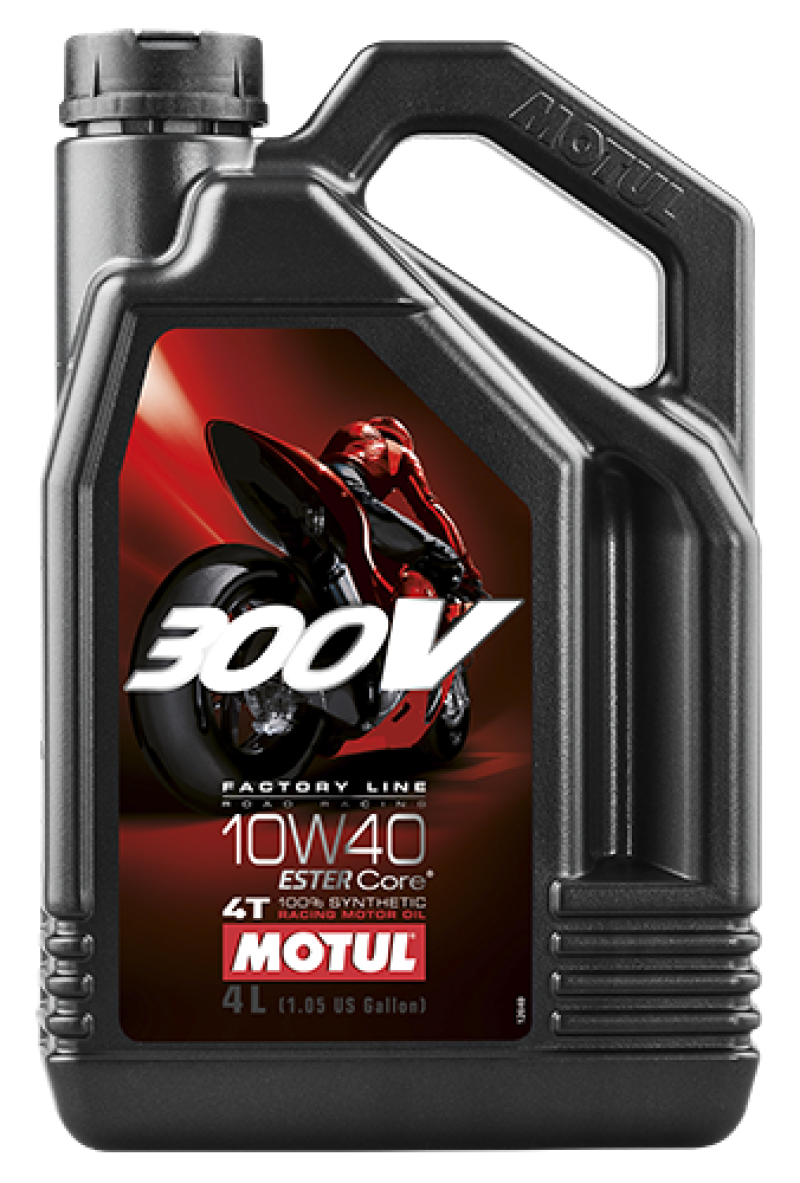 Motul 4L Synthetic-ester 300V Factory Line Road Racing 10W40 - 104121