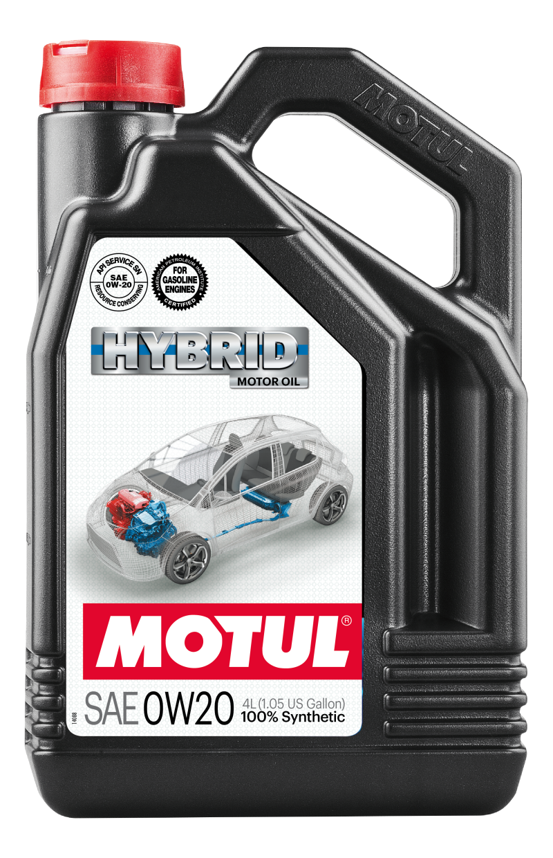 Motul 4L Hybrid Synthetic Motor Oil - 0W20 - 107142