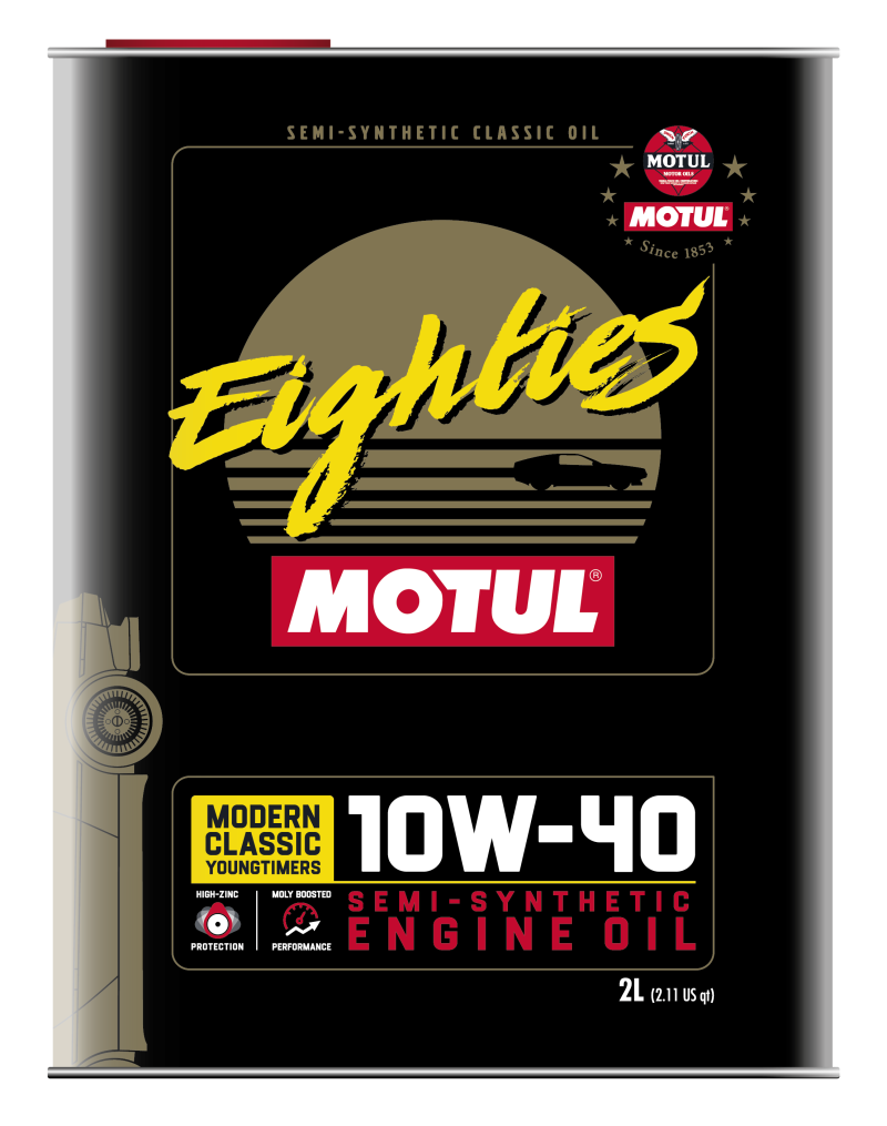 Motul 10W40 Classic Eighties Oil - 10x2L - 110619