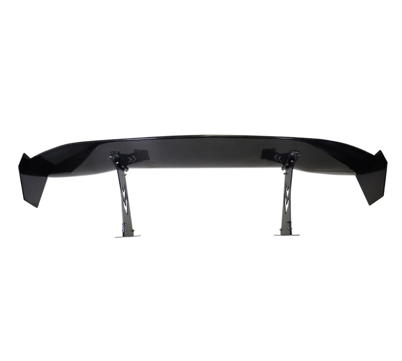 NRG Carbon Fiber Spoiler - Universal (69in.) w/NRG Logo / Stand Cut Out / Large Side Plate - CARB-A691NRG