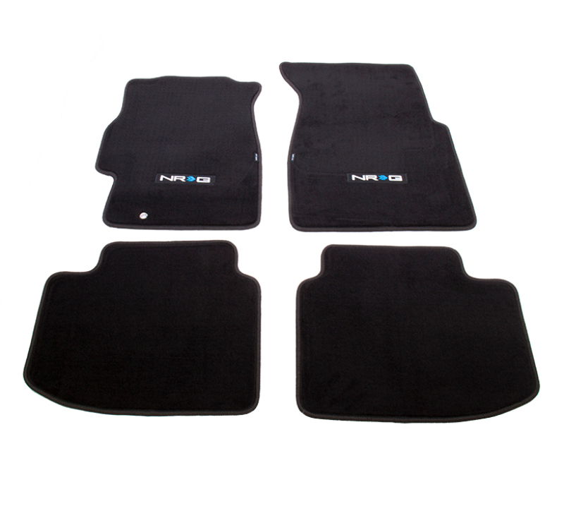 NRG Floor Mats - 96-00 Honda Civic 2DR &3DR (NRG Logo) - 4pc. - FMR-130NRG