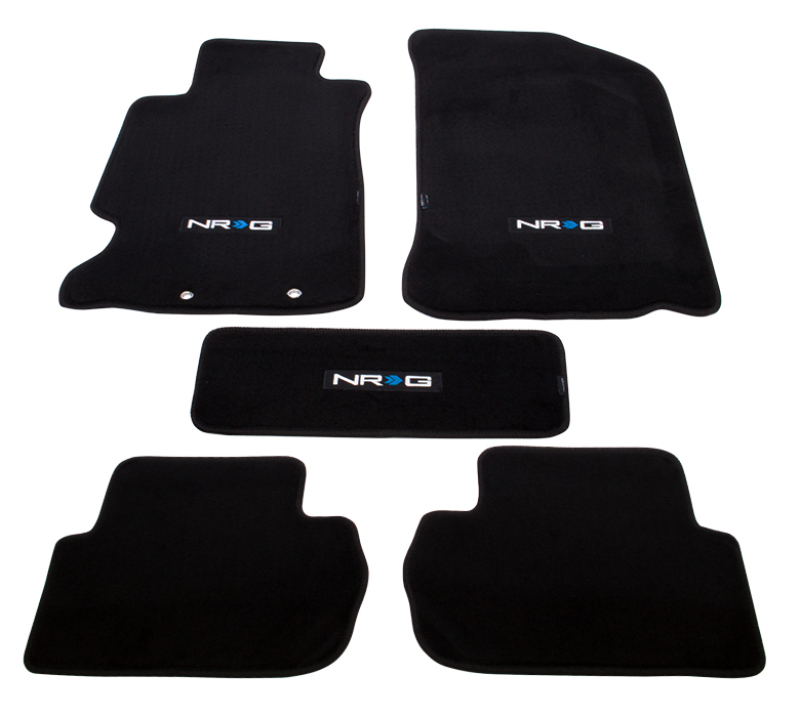 NRG Floor Mats - 02-06 Acura RSX (NRG Logo) - 5pc. - FMR-220NRG