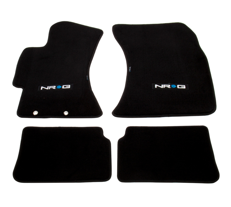 NRG Floor Mats - 2009-2011 Subaru Impreza WRX/STi (NRG Logo) - 4pc. - FMR-410NRG