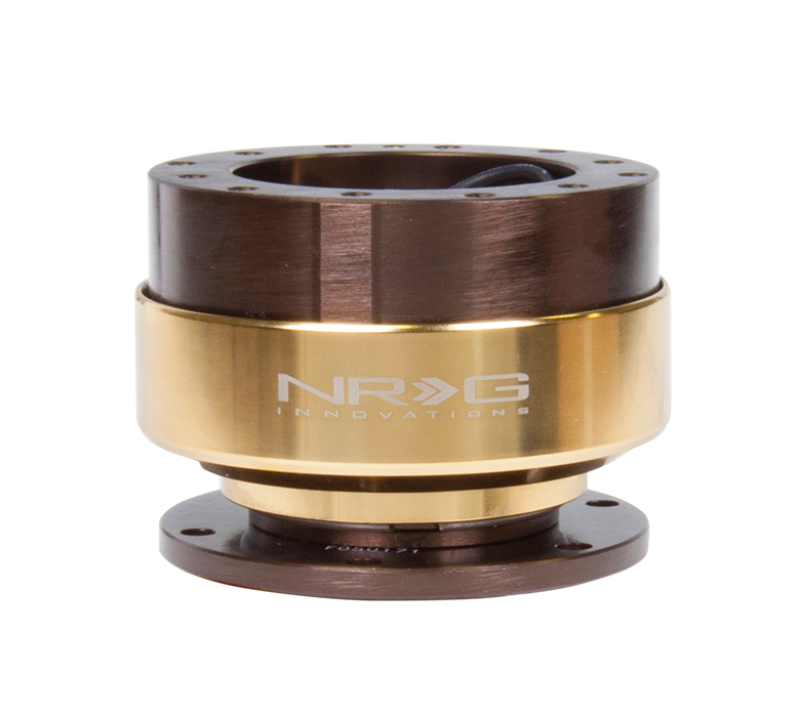 NRG Quick Release Gen 2.0 - Bronze Body / Chrome Gold Ring - SRK-200BR-CG