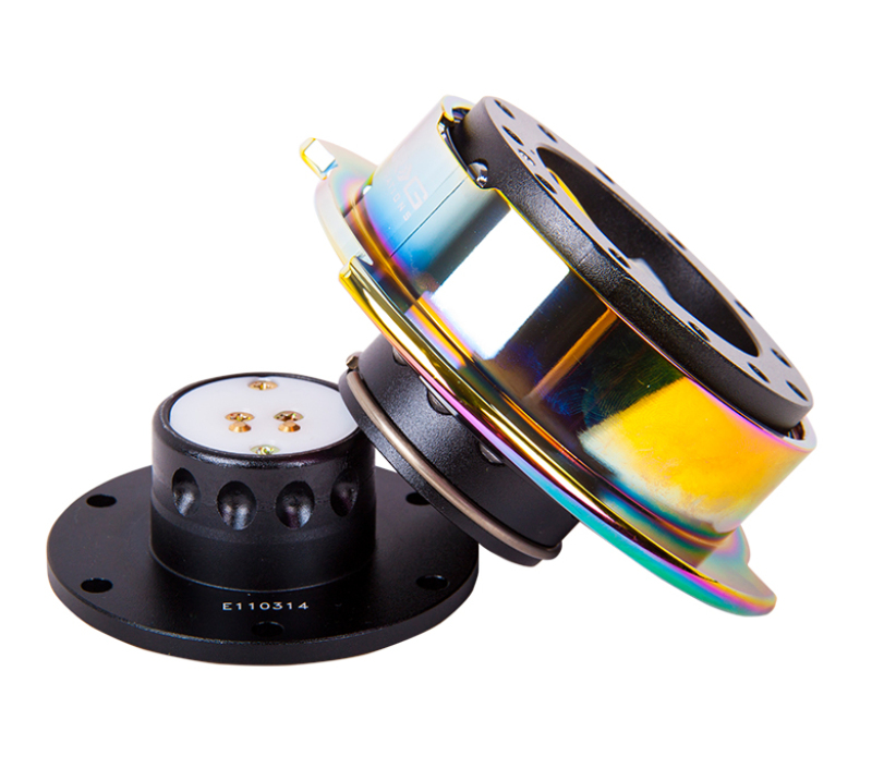 NRG Quick Release Gen 2.5 - Black Body / Neochrome Ring - SRK-250BK/MC