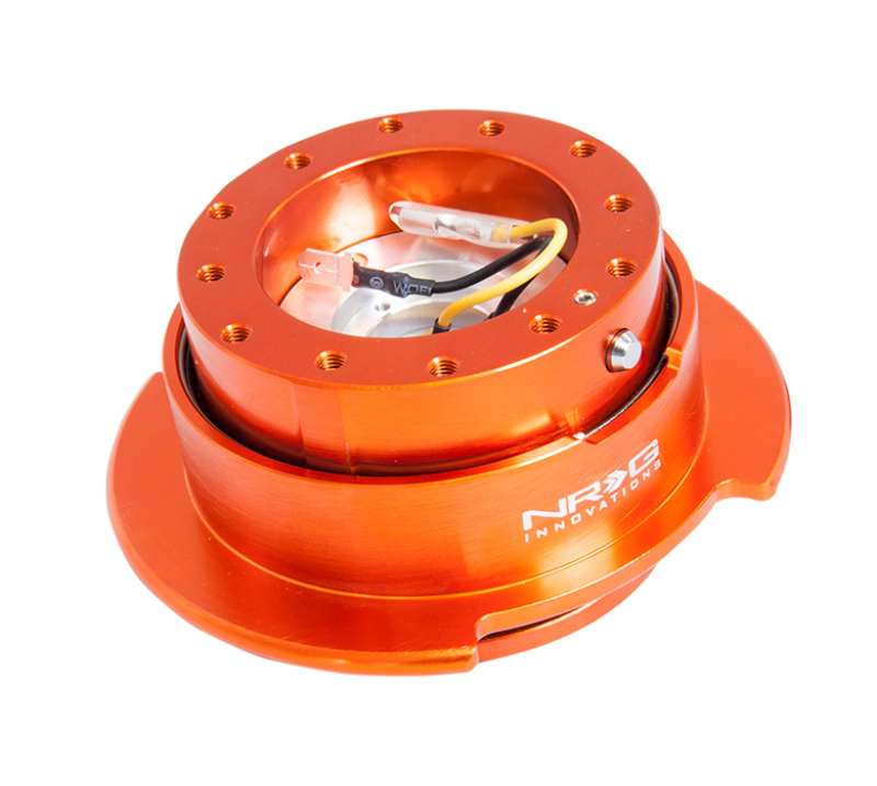 NRG Quick Release Kit Gen 2.5 - Orange Body / Titanium Chrome Ring - SRK-250OR