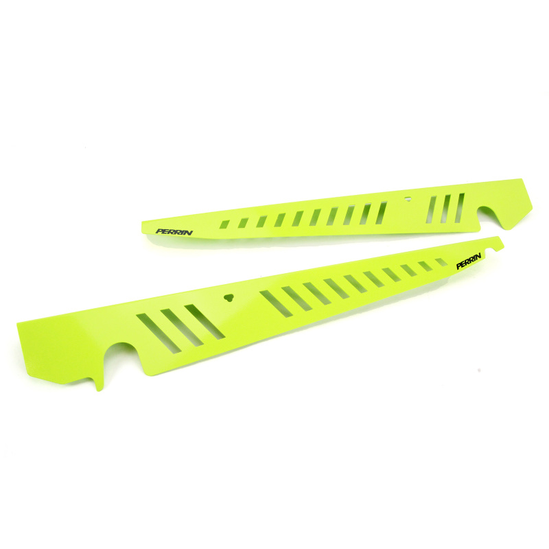 Perrin 2015+ Subaru WRX/STI Fender Shroud Set - Neon Yellow - PSP-ENG-550NY