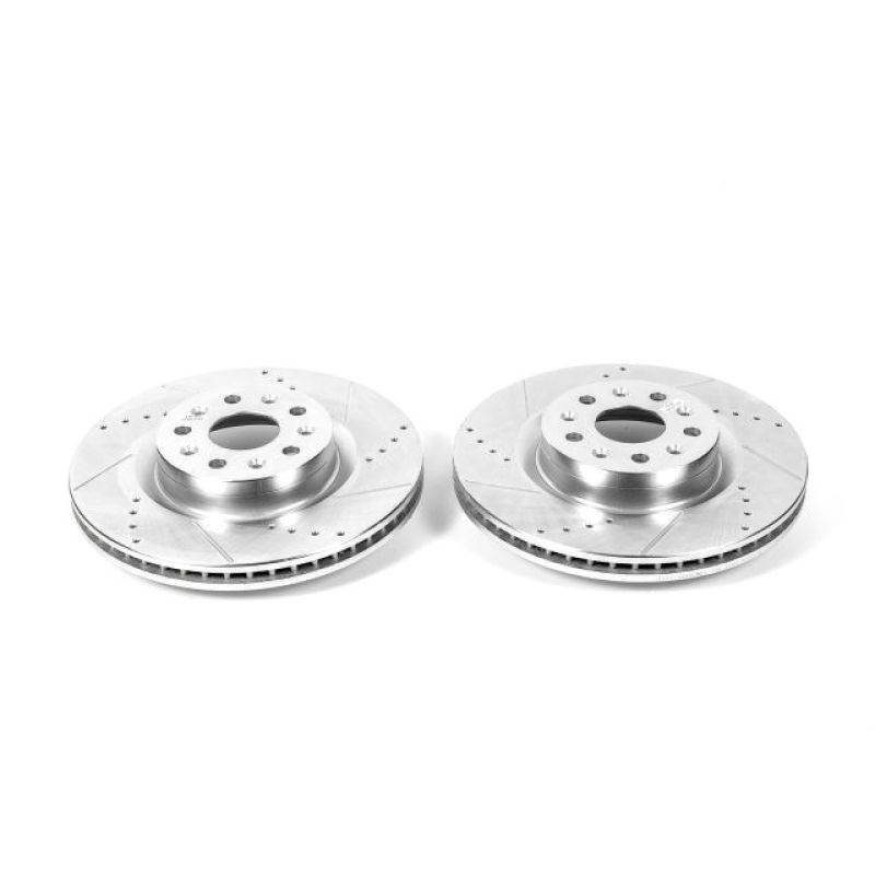 Power Stop 16-19 Cadillac CT6 Front Evolution Drilled & Slotted Rotors - Pair - AR82182XPR