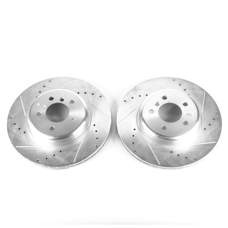 Power Stop 10-17 BMW 535i GT Rear Evolution Drilled & Slotted Rotors - Pair - EBR1237XPR