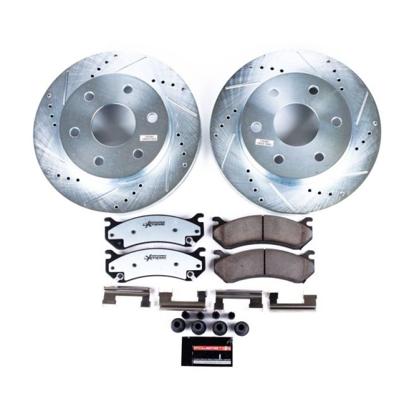 Power Stop 02-06 Cadillac Escalade Front Z36 Truck & Tow Brake Kit - K2009-36