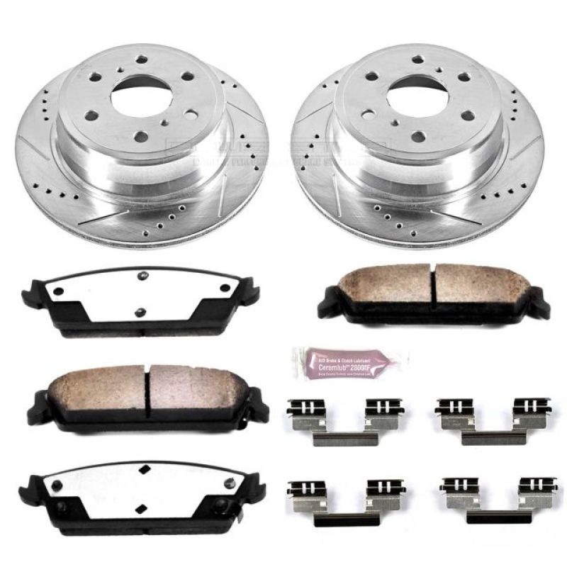 Power Stop 07-14 Cadillac Escalade Rear Z36 Truck & Tow Brake Kit - K2083-36