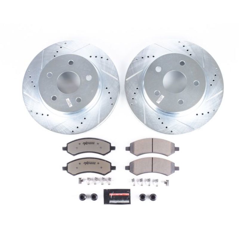 Power Stop 07-09 Chrysler Aspen Front Z36 Truck & Tow Brake Kit - K2163-36