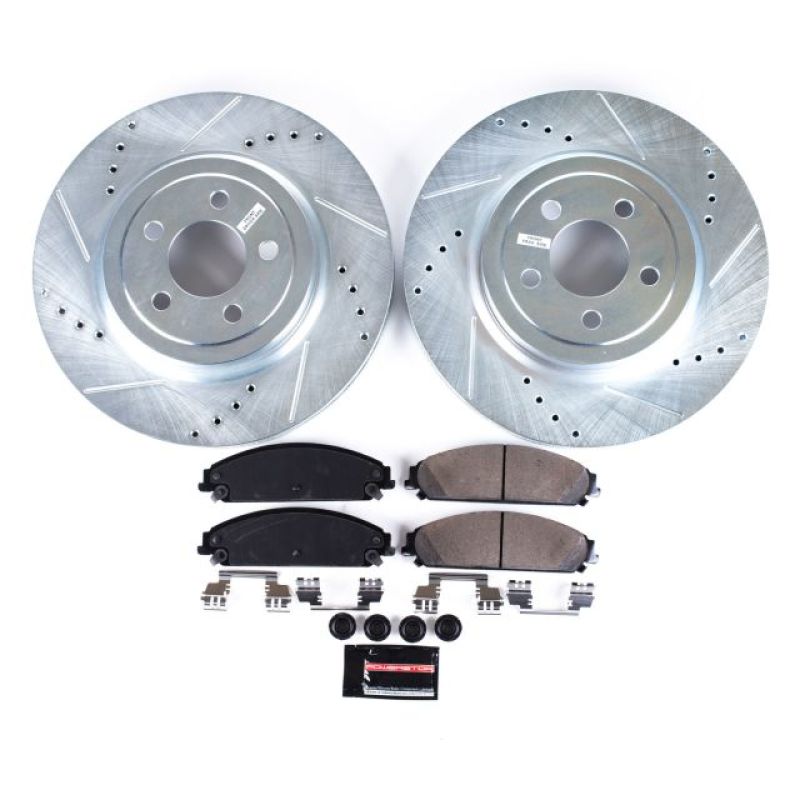 Power Stop 05-19 Chrysler 300 Front Z23 Evolution Sport Brake Kit - K2560