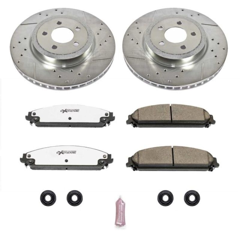 Power Stop 05-19 Chrysler 300 Front Z26 Street Warrior Brake Kit - K2560-26