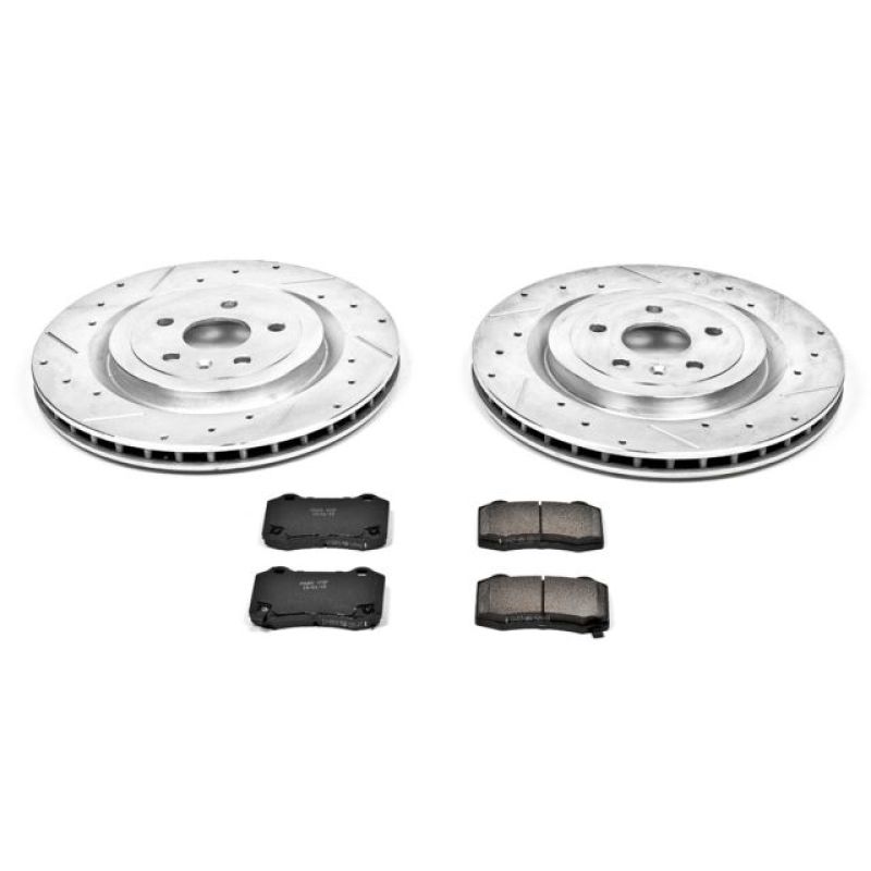 Power Stop 09-15 Cadillac CTS Rear Z23 Evolution Sport Brake Kit - K3019