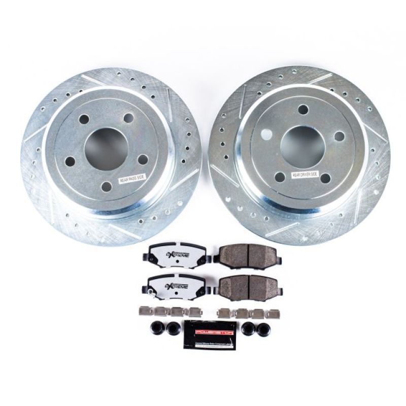 Power Stop 07-17 Jeep Wrangler Rear Z36 Truck & Tow Brake Kit - K3090-36