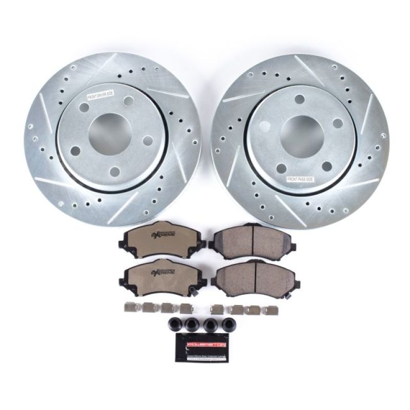 Power Stop 07-17 Jeep Wrangler Front Z36 Truck & Tow Brake Kit - K3097-36