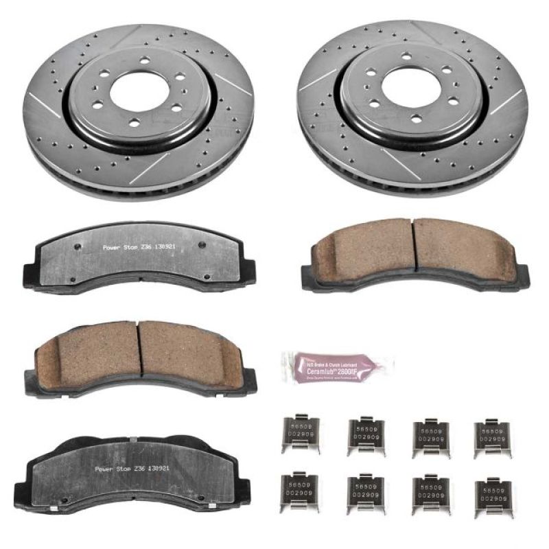 Power Stop 10-18 Ford Expedition Front Z36 Truck & Tow Brake Kit - K3167-36