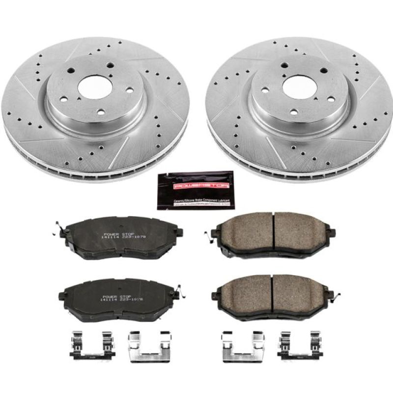 Power Stop 06-07 Subaru B9 Tribeca Front Z23 Evolution Sport Brake Kit - K4603