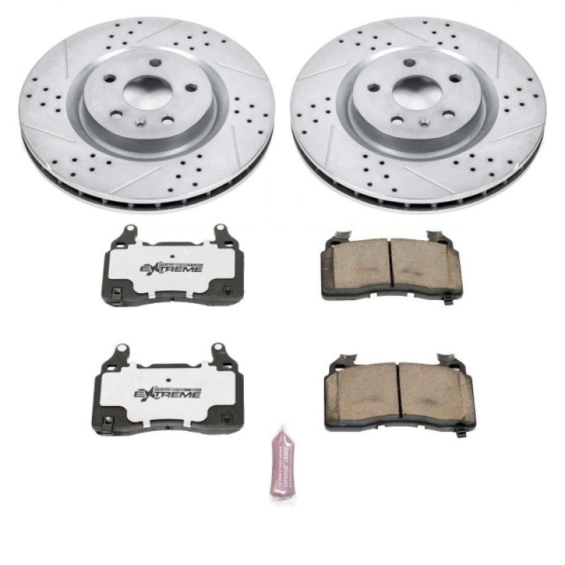 Power Stop 10-15 Chevrolet Camaro Front Z26 Street Warrior Brake Kit - K5602-26