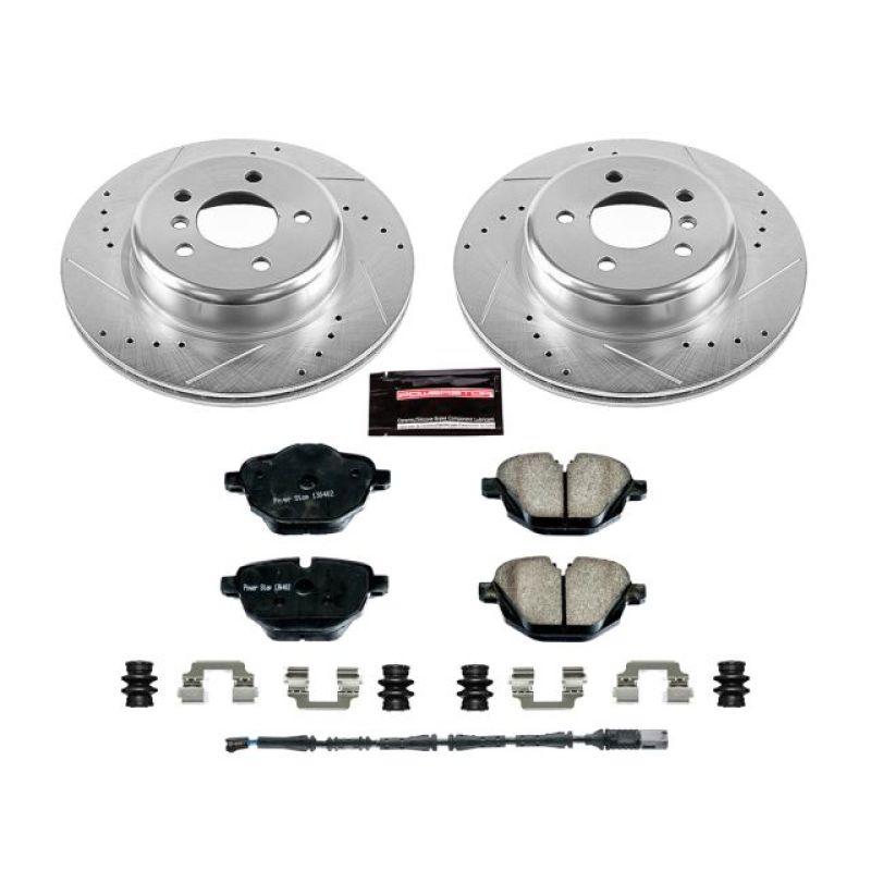 Power Stop 11-16 BMW 528i Rear Z23 Evolution Sport Brake Kit - K6034