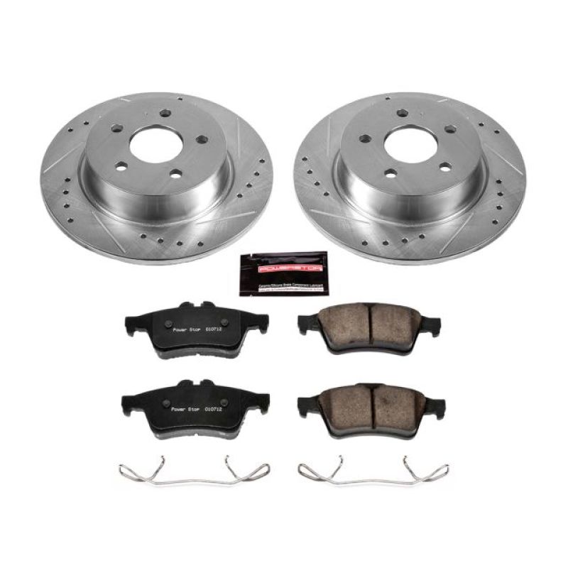 Power Stop 13-18 Ford C-Max Rear Z23 Evolution Sport Brake Kit - K6398