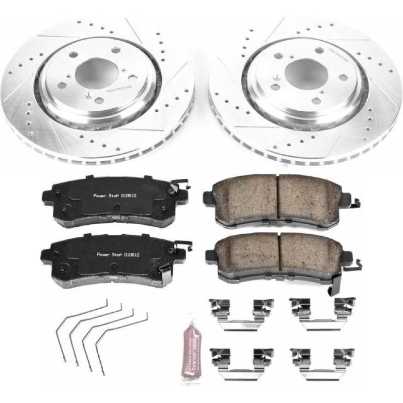 Power Stop 15-17 Honda Odyssey Front Z23 Evolution Sport Brake Kit - K6959