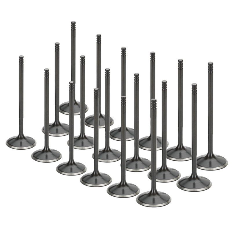 Supertech Audi/VW 1.8T 5V Black Nitrided Intake Valve - Set of 18 - AIVN-1103-18