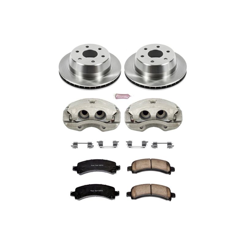 Power Stop 03-06 Cadillac Escalade Rear Autospecialty Brake Kit w/Calipers - KCOE2047