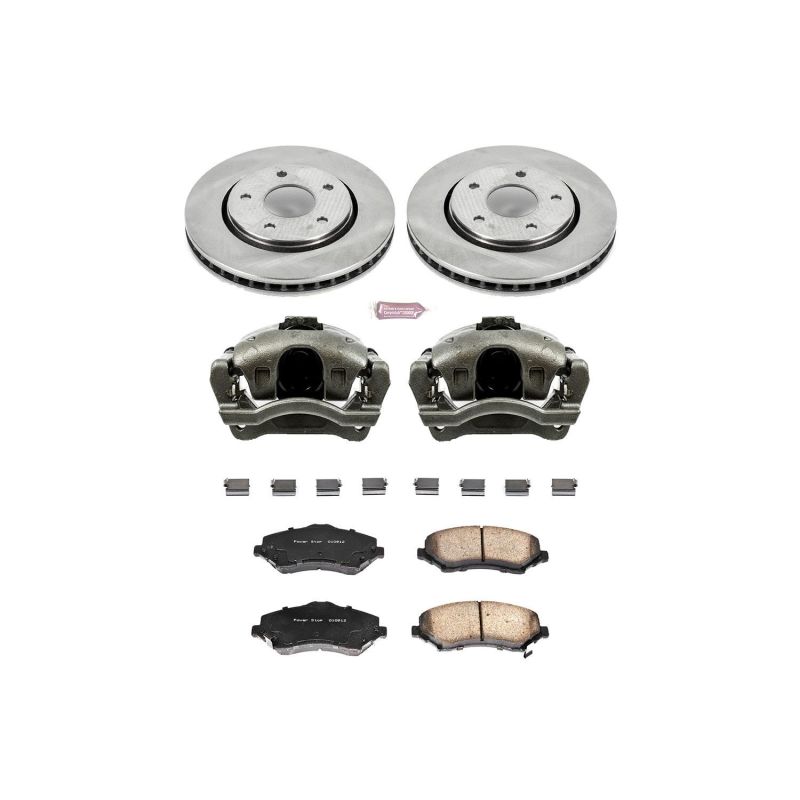 Power Stop 08-16 Chrysler Town and Country Front Autospecialty Brake Kit w/Calipers - KCOE3118