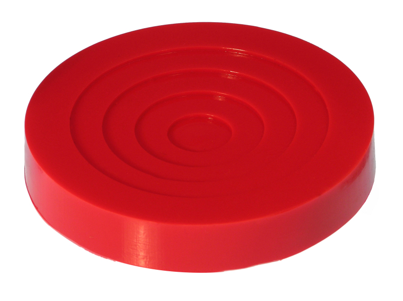 Prothane Universal Jack Pad 5in Diameter Model - Red - 19-1405