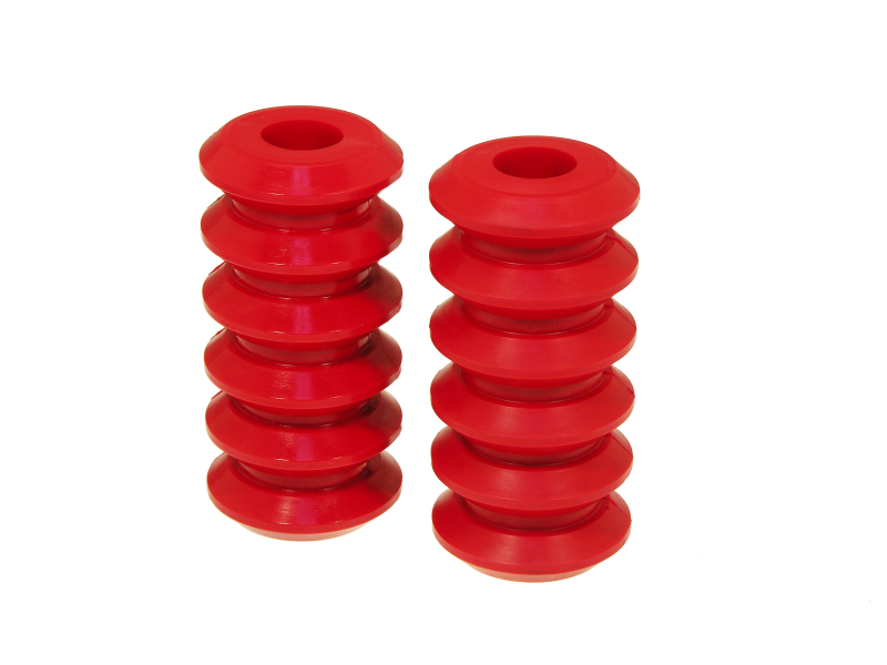 Prothane Universal Coil Spring Inserts - 7.5in High - Red - 19-1704