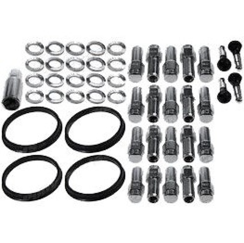 Race Star 9/16in. Closed End 1in. Shank W/ 7/8in. Head RAM Truck Deluxe Lug Kit - 20 PK - 601-1411-20