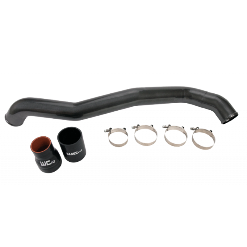 Wehrli 11-16 Chevrolet 6.6L LML Duramax Driver Side 3in Intercooler Pipe - Gun Metal - WCF100353-GM