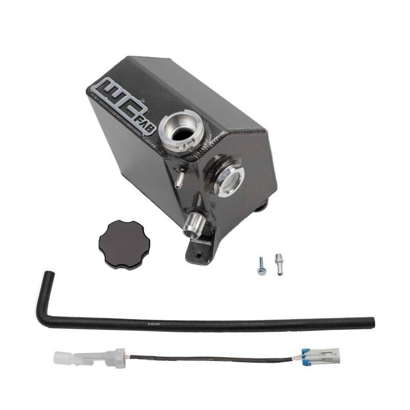 Wehrli 17-19 Chevrolet 6.6L L5P Duramax OEM Placement Coolant Tank Kit - Flat Black - WCF100433-FB