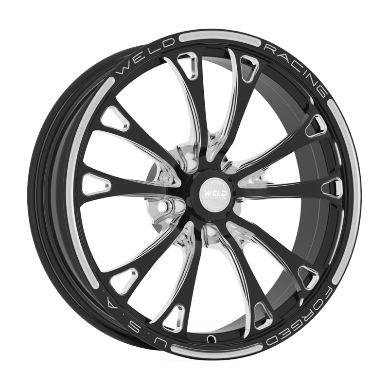 Weld V-Series 2.0 1-Piece 18x6 / 5x4.5 BP / 3.2in. BS Black Wheel - Non-Beadlock - 84B-1806206