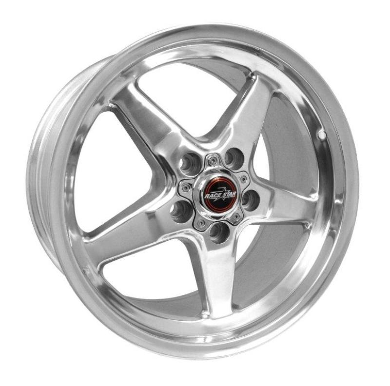 Race Star 92 Drag Star 17x9.50 5x4.50bc 6.88bs Direct Drill Polished Wheel - 92-795153DP