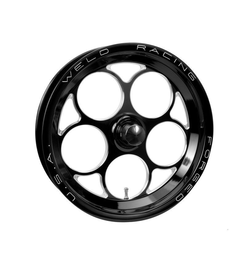 Weld Magnum 1-Piece 15x3.5 / Strange Spindle MT / 1.75in. BS Black Wheel - Non-Beadlock - 86B-15001