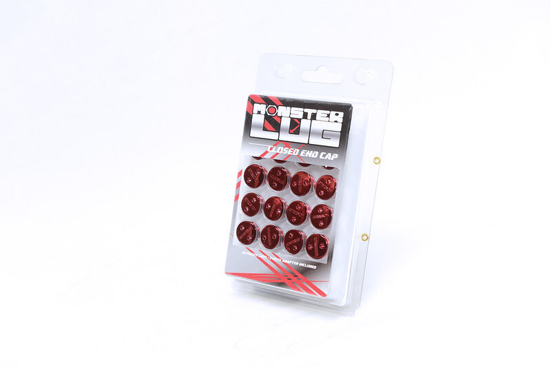 Wheel Mate Monster Lug Nut Caps - Pink 14x1.50 - 33007K