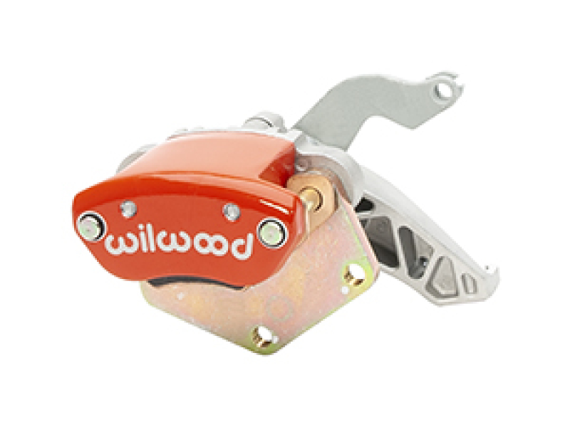 Wilwood Caliper-MC4 Mechanical Parking Brake-R/H - Red 2.00 MT 1.19in Piston .81in Disc - 120-15353-RD