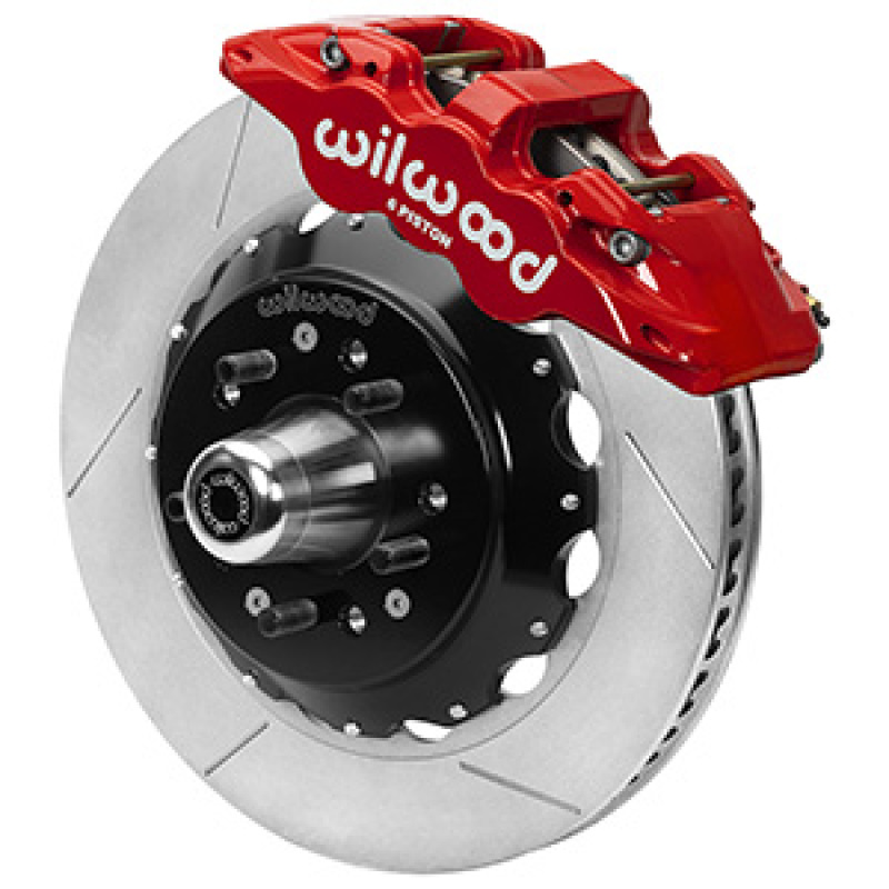 Wilwood Aero6R/ST Front Big Brake Kit 14in Red Powder Coat 79-88 Chevrolet Monte Carlo - 140-16246-R