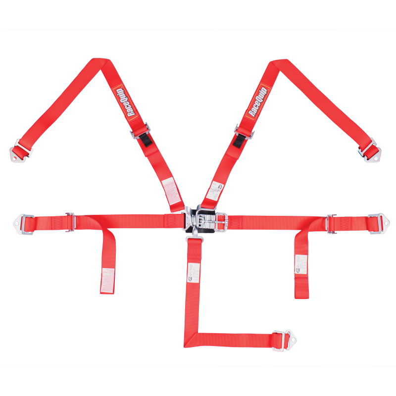 RaceQuip Red JR. L & L 5pt Harness - 709019