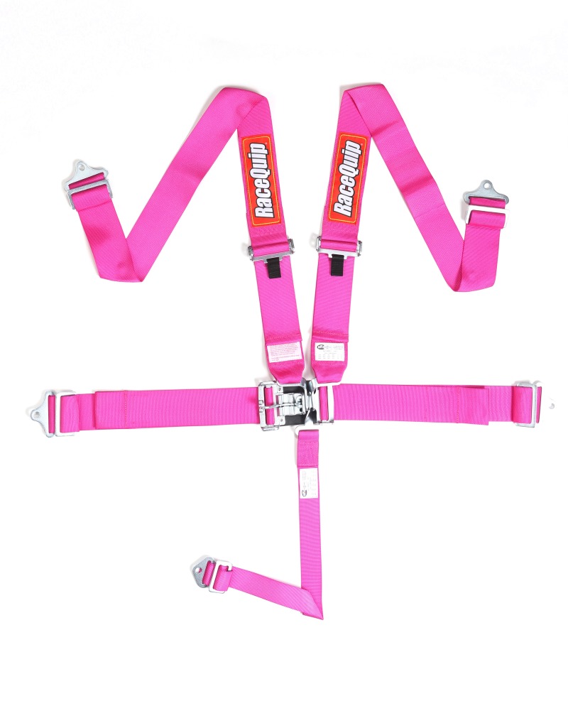 RaceQuip Pink L & L 5pt Seat Belt - 711081