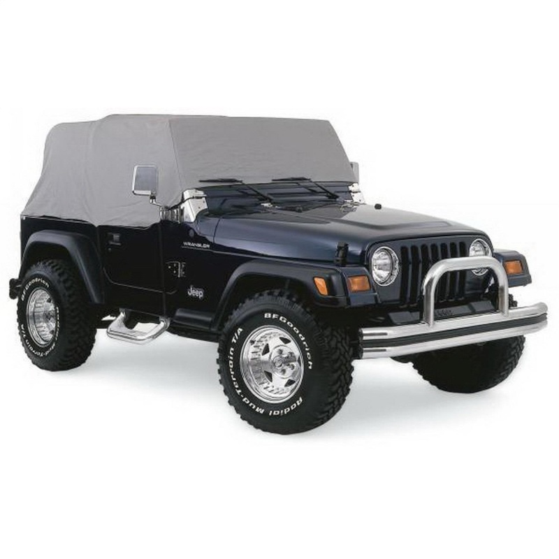 Rampage 1987-1991 Jeep Wrangler(YJ) Cab Cover With Door Flaps - Grey - 1160