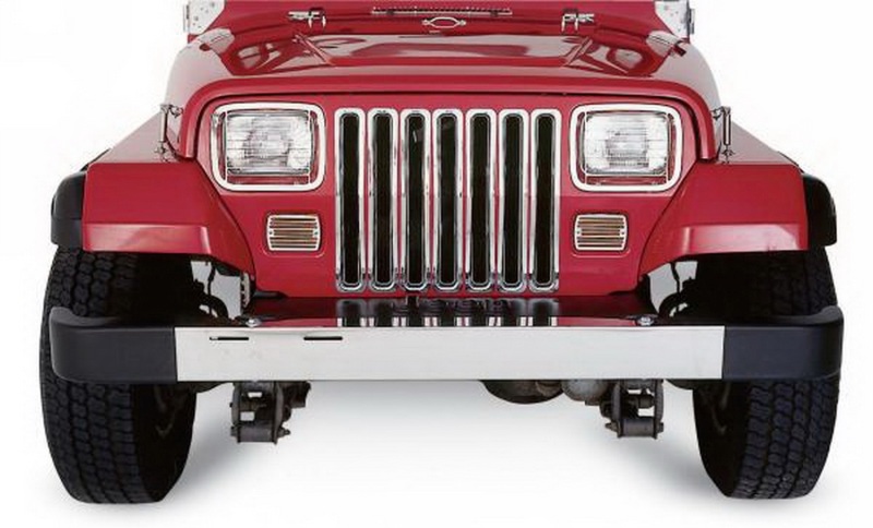 Rampage 1997-2006 Jeep Wrangler(TJ) Grille Inserts - Chrome - 7511