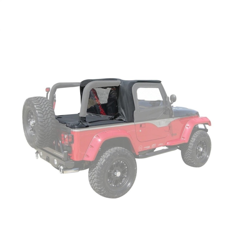 Rampage 1997-2002 Jeep Wrangler(TJ) Cab Soft Top And Tonneau Cover - Black Denim - 994015