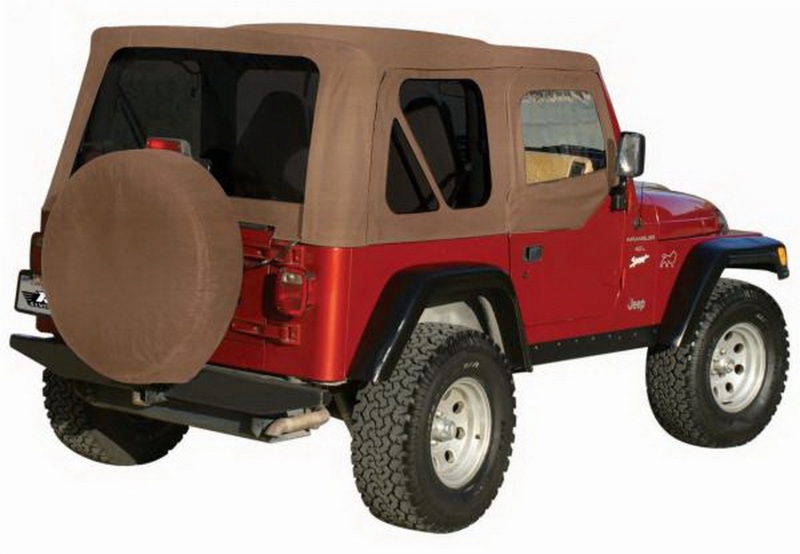 Rampage 1997-2006 Jeep Wrangler(TJ) OEM Replacement Top - Khaki - 99536