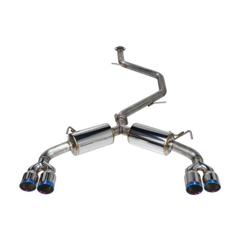 Remark 2019+ Toyota Corolla Hatchback Quad-Exit Cat-Back Exhaust Burnt Stainless Steel - RK-C4063T-01P