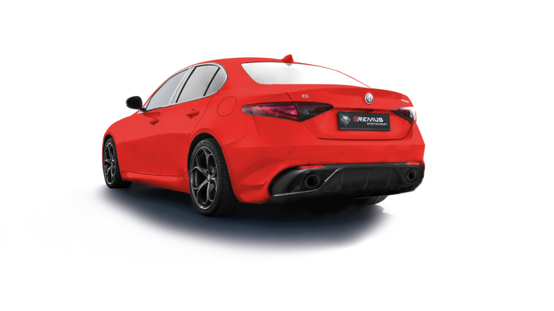 Remus 2016 Alfa Romeo Giulia Veloce Q4 AWD 2.0L Turbo Multiair Axle Back Exhaust (Tail Pipes Req) - 025017 1500